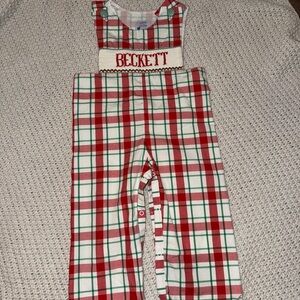 Christmas Longall Monogrammed Beckett